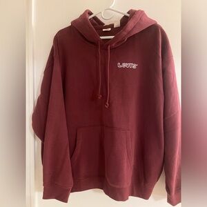 Levi's Burgundy Pullover Hoodie
